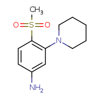 4-methanesulfonyl-3-(piperidin-1-yl)aniline