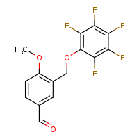4-methoxy-3-(2,3,4,5,6-pentafluorophenoxymethyl)benzaldehyde