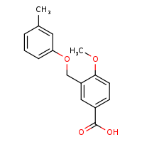 4-methoxy-3-(3-methylphenoxymethyl)benzoic acid