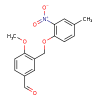 4-methoxy-3-(4-methyl-2-nitrophenoxymethyl)benzaldehyde