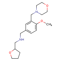 {[4-methoxy-3-(morpholin-4-ylmethyl)phenyl]methyl}(oxolan-2-ylmethyl)amine
