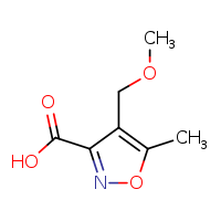 4-(methoxymethyl)-5-methyl-1,2-oxazole-3-carboxylic acid