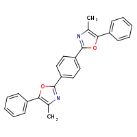 4-methyl-2-[4-(4-methyl-5-phenyl-1,3-oxazol-2-yl)phenyl]-5-phenyl-1,3-oxazole