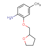 4-methyl-2-(oxolan-2-ylmethoxy)aniline