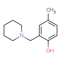4-methyl-2-(piperidin-1-ylmethyl)phenol