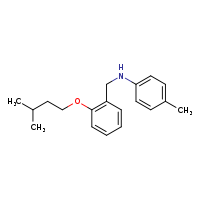4-methyl-N-{[2-(3-methylbutoxy)phenyl]methyl}aniline