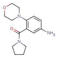 4-(morpholin-4-yl)-3-(pyrrolidine-1-carbonyl)aniline
