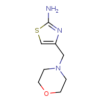 4-(morpholin-4-ylmethyl)-1,3-thiazol-2-amine