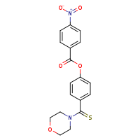 4-(morpholine-4-carbothioyl)phenyl 4-nitrobenzoate