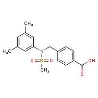 4-{[N-(3,5-dimethylphenyl)methanesulfonamido]methyl}benzoic acid
