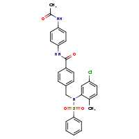 4-{[N-(5-chloro-2-methylphenyl)benzenesulfonamido]methyl}-N-(4-acetamidophenyl)benzamide