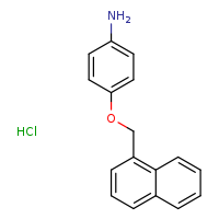 4-(naphthalen-1-ylmethoxy)aniline hydrochloride