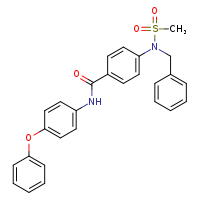 4-(N-benzylmethanesulfonamido)-N-(4-phenoxyphenyl)benzamide