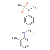 4-(N-methylmethanesulfonamido)-N-(2-methylphenyl)benzamide