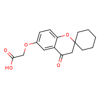{4-oxo-3H-spiro[1-benzopyran-2,1'-cyclohexan]-6-yloxy}acetic acid