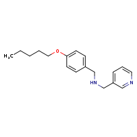 {[4-(pentyloxy)phenyl]methyl}(pyridin-3-ylmethyl)amine