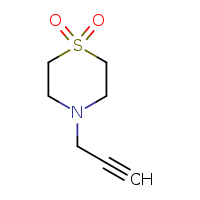 4-(prop-2-yn-1-yl)-1??-thiomorpholine-1,1-dione