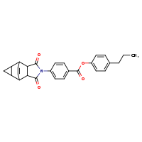 4-propylphenyl 4-{3,5-dioxo-4-azatetracyclo[5.3.2.0²,?.0?,¹?]dodec-11-en-4-yl}benzoate