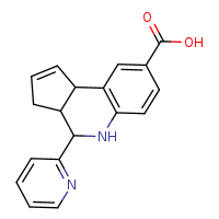 4-(pyridin-2-yl)-3H,3aH,4H,5H,9bH-cyclopenta[c]quinoline-8-carboxylic acid