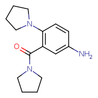 4-(pyrrolidin-1-yl)-3-(pyrrolidine-1-carbonyl)aniline
