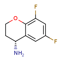 (4R)-6,8-difluoro-3,4-dihydro-2H-1-benzopyran-4-amine