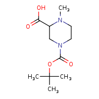 4-(tert-butoxycarbonyl)-1-methylpiperazine-2-carboxylic acid