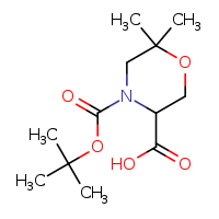 4-(tert-butoxycarbonyl)-6,6-dimethylmorpholine-3-carboxylic acid