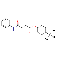 4-tert-butylcyclohexyl 3-[(2-methylphenyl)carbamoyl]propanoate