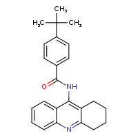 4-tert-butyl-N-(1,2,3,4-tetrahydroacridin-9-yl)benzamide