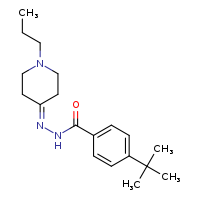 4-tert-butyl-N'-(1-propylpiperidin-4-ylidene)benzohydrazide