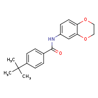 4-tert-butyl-N-(2,3-dihydro-1,4-benzodioxin-6-yl)benzamide