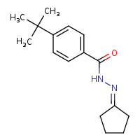 4-tert-butyl-N'-cyclopentylidenebenzohydrazide