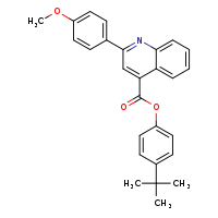 4-tert-butylphenyl 2-(4-methoxyphenyl)quinoline-4-carboxylate