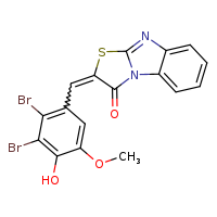 (4Z)-4-[(2,3-dibromo-4-hydroxy-5-methoxyphenyl)methylidene]-5-thia-2,7-diazatricyclo[6.4.0.0²,?]dodeca-1(12),6,8,10-tetraen-3-one