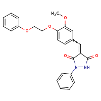 (4Z)-4-{[3-methoxy-4-(2-phenoxyethoxy)phenyl]methylidene}-1-phenylpyrazolidine-3,5-dione