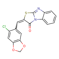(4Z)-4-[(6-chloro-2H-1,3-benzodioxol-5-yl)methylidene]-5-thia-2,7-diazatricyclo[6.4.0.0²,?]dodeca-1(12),6,8,10-tetraen-3-one