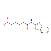 5-[(1,3-benzothiazol-2-yl)carbamoyl]pentanoic acid