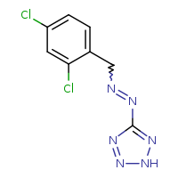 5-{2-[(2,4-dichlorophenyl)methyl]diazen-1-yl}-2H-1,2,3,4-tetrazole