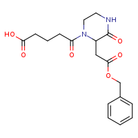 5-{2-[2-(benzyloxy)-2-oxoethyl]-3-oxopiperazin-1-yl}-5-oxopentanoic acid