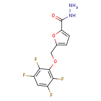 5-(2,3,5,6-tetrafluorophenoxymethyl)furan-2-carbohydrazide