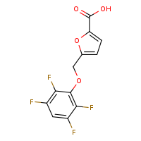 5-(2,3,5,6-tetrafluorophenoxymethyl)furan-2-carboxylic acid