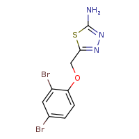 5-(2,4-dibromophenoxymethyl)-1,3,4-thiadiazol-2-amine
