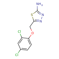 5-(2,4-dichlorophenoxymethyl)-1,3,4-thiadiazol-2-amine