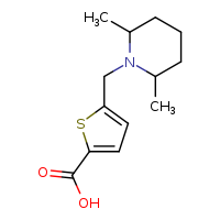5-[(2,6-dimethylpiperidin-1-yl)methyl]thiophene-2-carboxylic acid