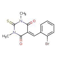 5-[(2-bromophenyl)methylidene]-1,3-dimethyl-2-sulfanylidene-1,3-diazinane-4,6-dione