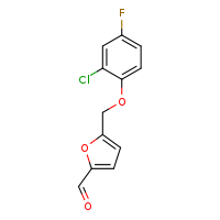 5-(2-chloro-4-fluorophenoxymethyl)furan-2-carbaldehyde
