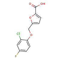 5-(2-chloro-4-fluorophenoxymethyl)furan-2-carboxylic acid