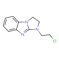 5-(2-chloroethyl)-2,5,7-triazatricyclo[6.4.0.0²,?]dodeca-1(12),6,8,10-tetraene