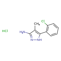 5-(2-chlorophenyl)-4-methyl-1H-pyrazol-3-amine hydrochloride