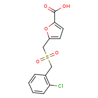 5-[(2-chlorophenyl)methanesulfonylmethyl]furan-2-carboxylic acid